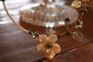 Pearl Tendril Handmade Necklace