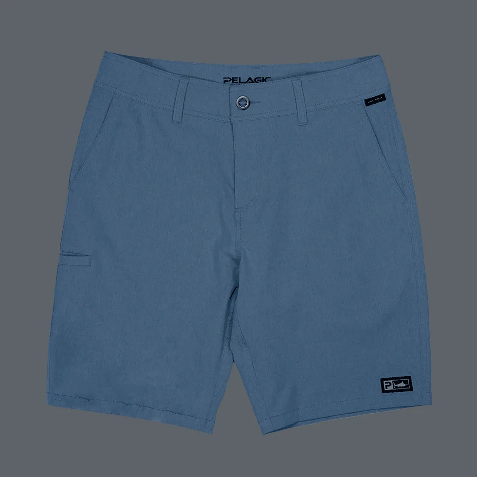 Pelagic Deep Sea Hybrid Shorts Slate