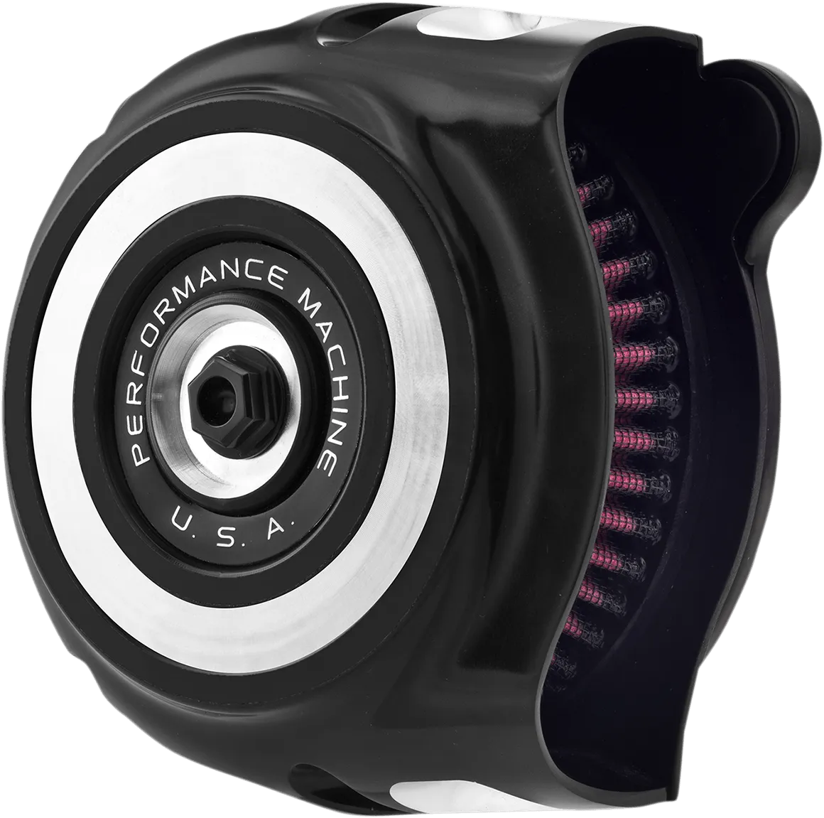 Performance Machine 0206-2131-CH Vintage Air Cleaner - Chrome