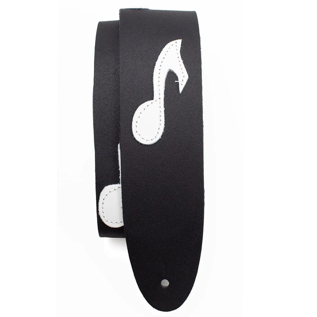 Perri's 2.5" Famous Guitar Strap ~ Black with Musical Notes