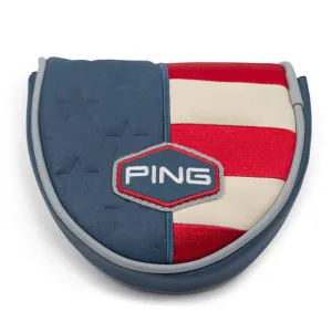 Ping Limited Edition Liberty Mallet Putter Headcover Red/White/Blue