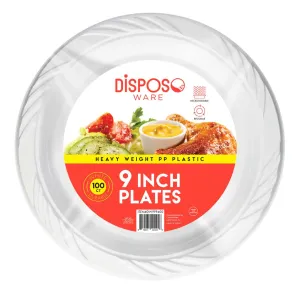 Plate 9 Inch Plastic by Crystal