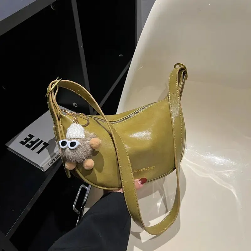 Plush Keychain Accessory Shoulder Bag