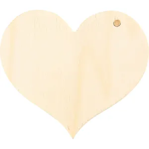 Plywood Heart Shaped Storage Box Decoration Crafts W: 9 cm