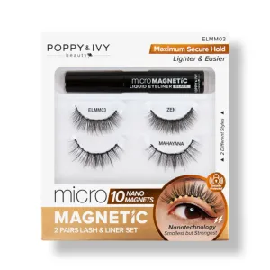 Poppy & Ivy Micro Magnetic Lash & Liner Set (Zen   Mahayana)