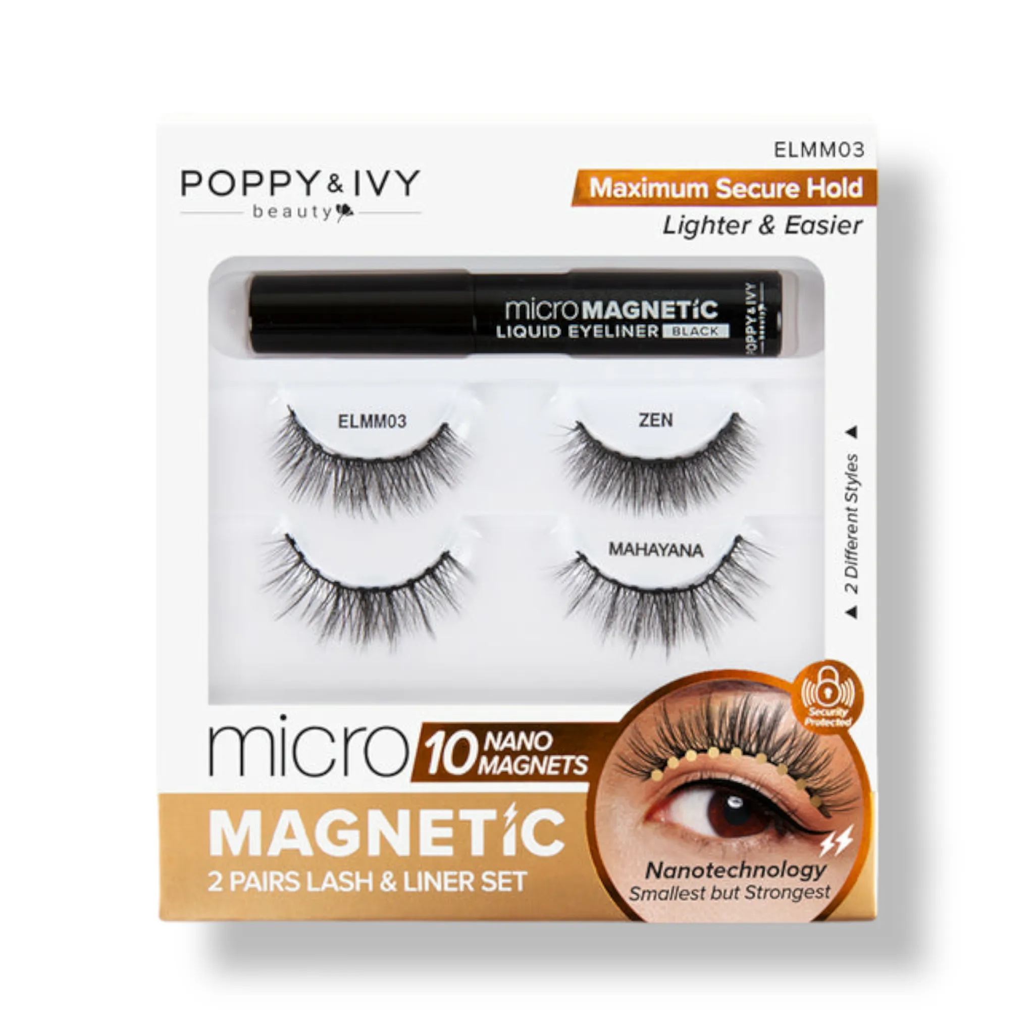 Poppy & Ivy Micro Magnetic Lash & Liner Set (Zen   Mahayana)
