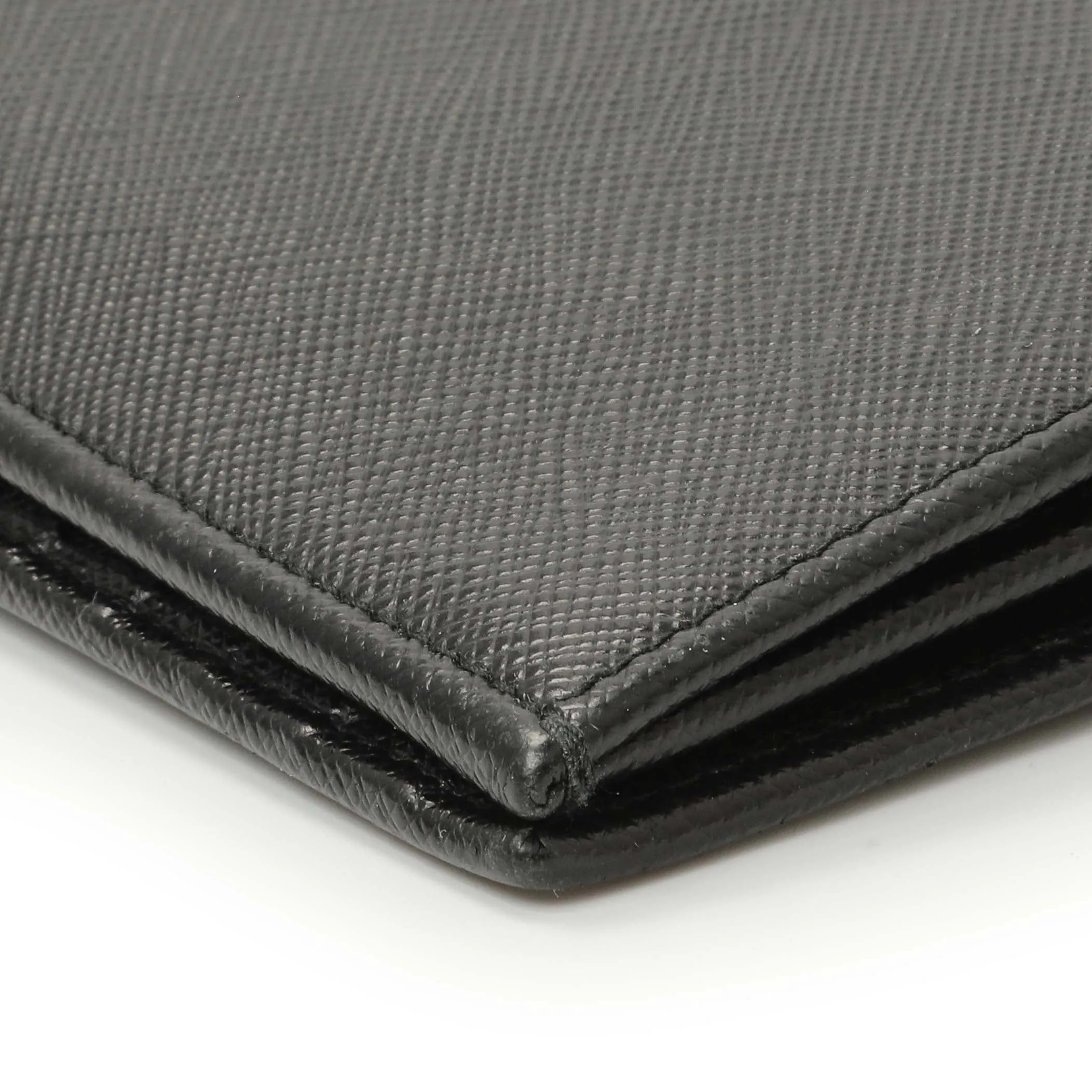 Prada Nero Saffiano Bifold Long Wallet