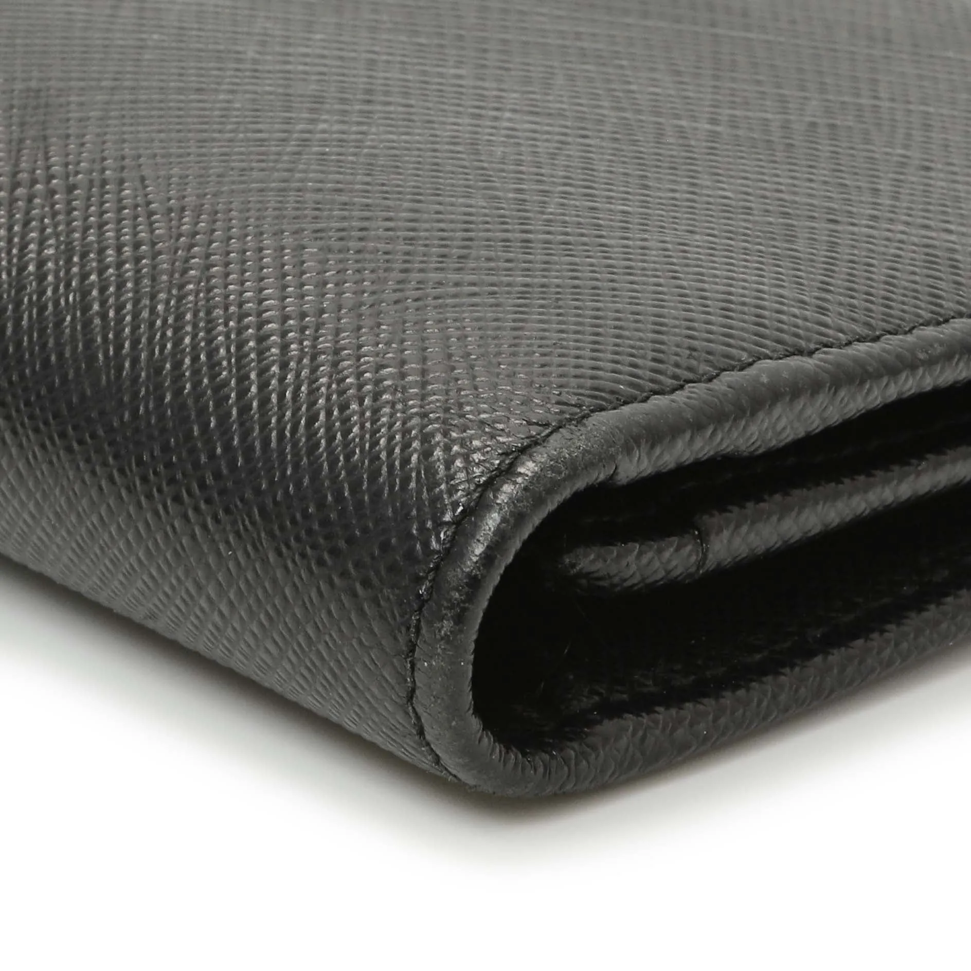 Prada Nero Saffiano Bifold Long Wallet