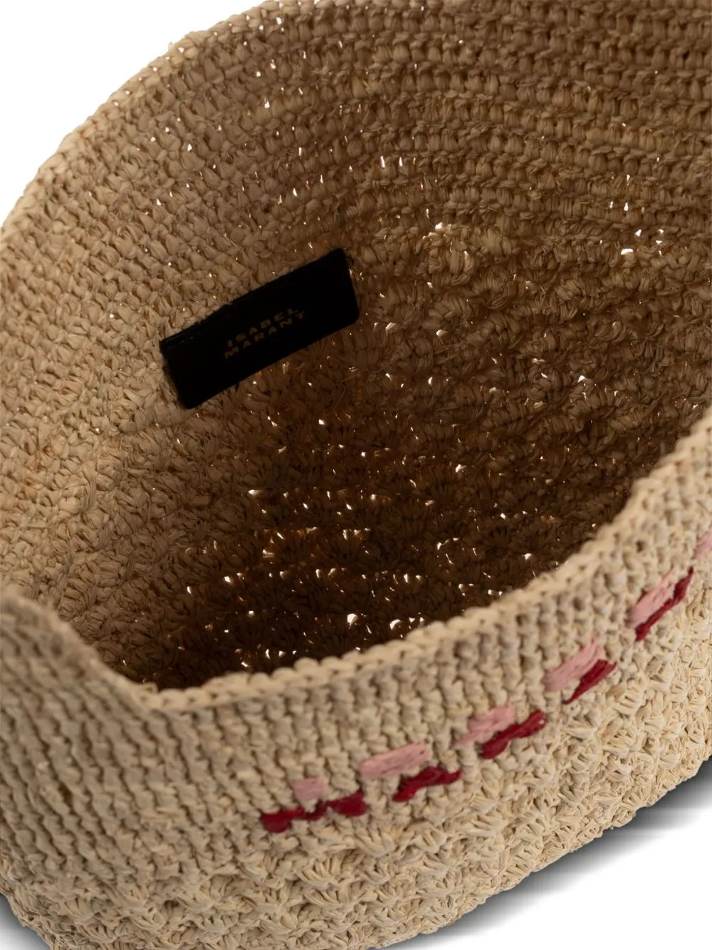 Praia small straw shoulder bag