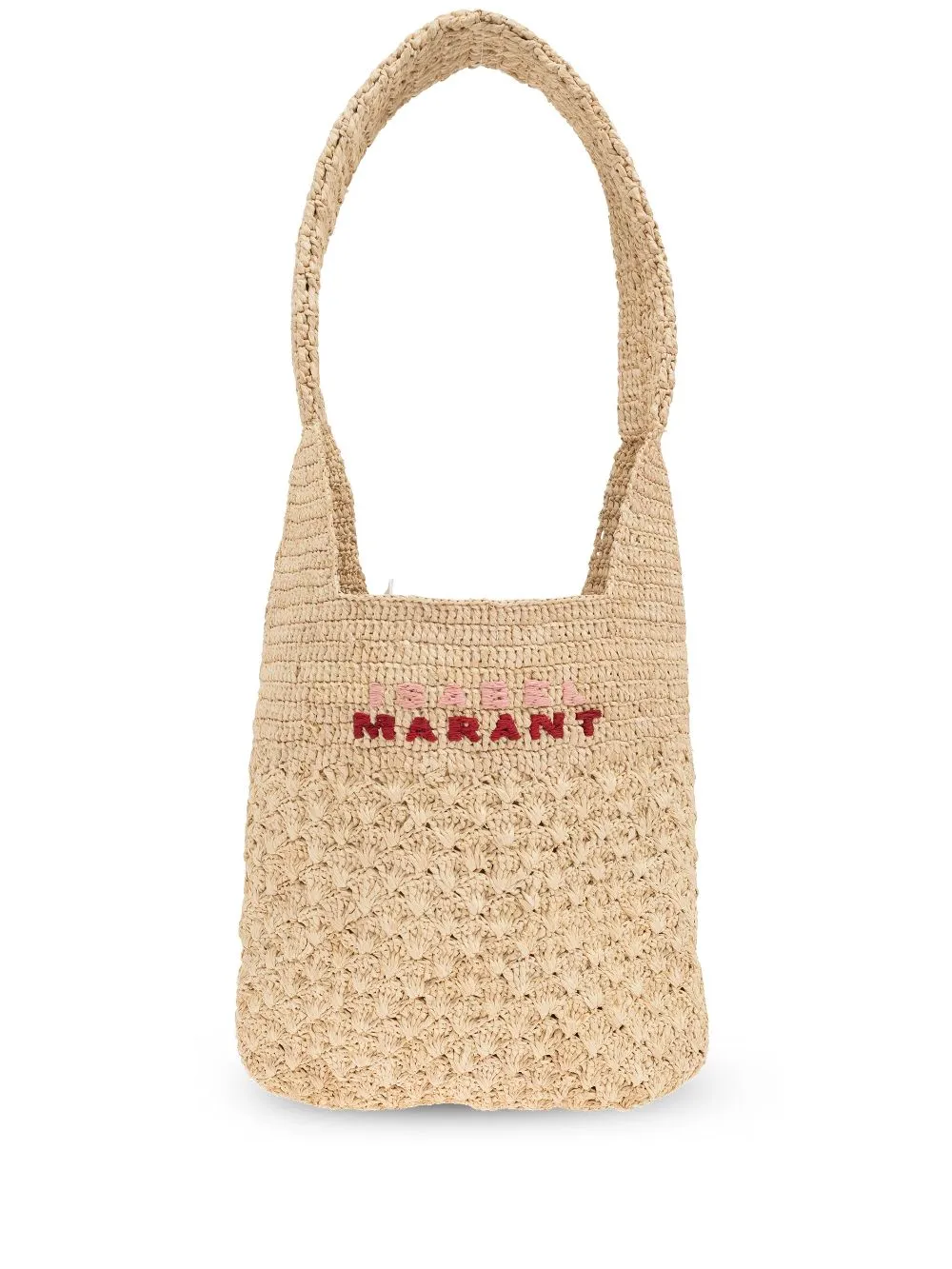 Praia small straw shoulder bag
