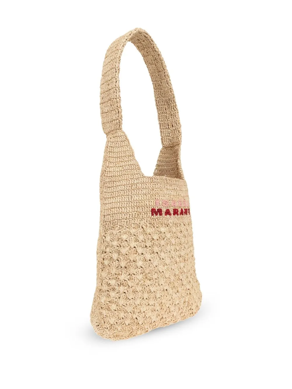 Praia small straw shoulder bag