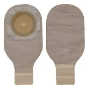 Premier One-Piece Drainable Pouch FlextendSoft Convex Barrier, Pre-Cut Stoma Opening up to 5/8" - 1" (13mm - 25mm), Beige with Viewing Opening 12" (30cm) - Box of 5
