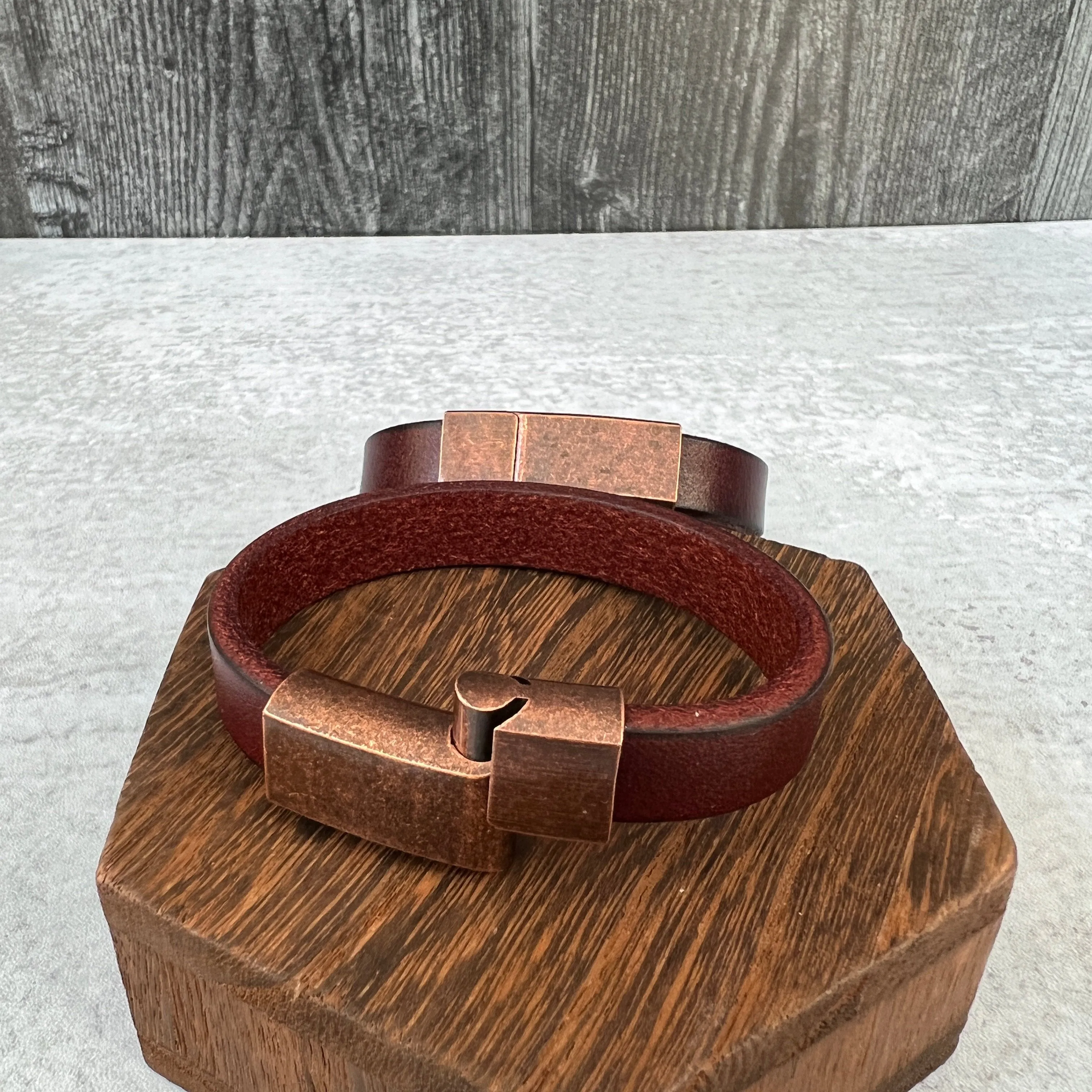 Premium Custom Leather Bracelet