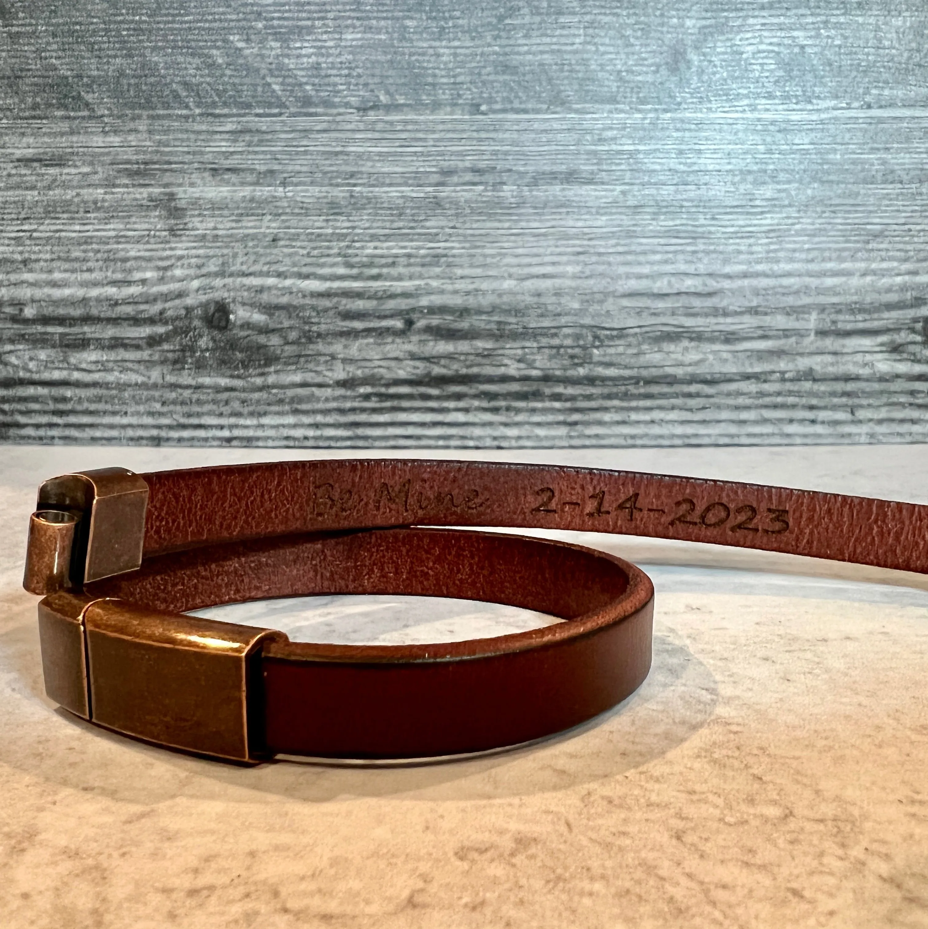 Premium Custom Leather Bracelet