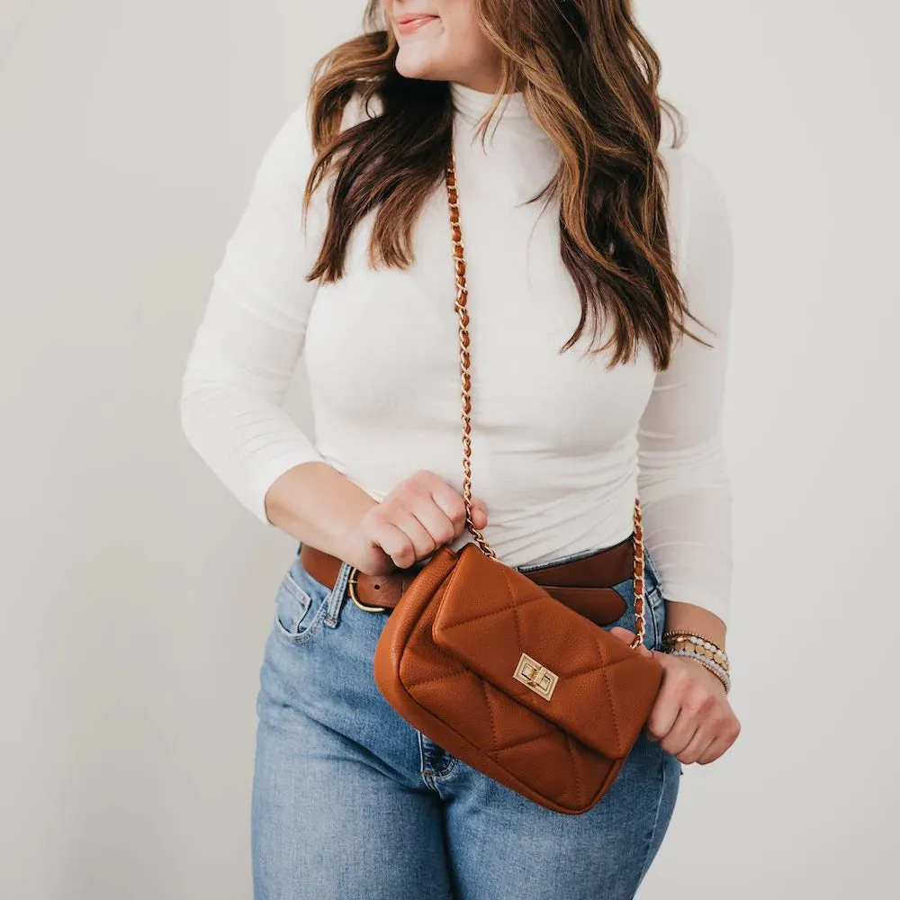Pretty Simple Queenie Quilted Crossbody Bag