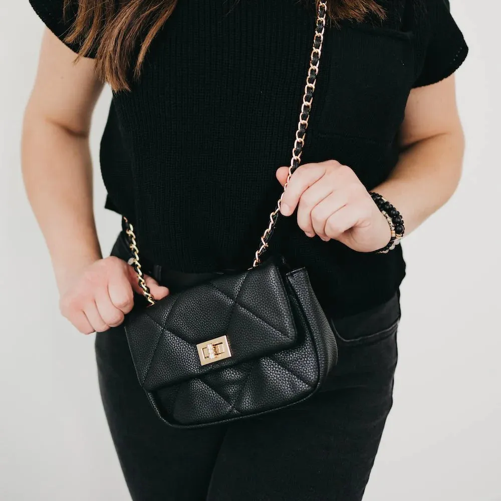 Pretty Simple Queenie Quilted Crossbody Bag