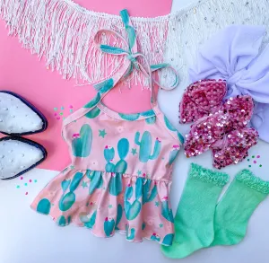prickly pear halter top