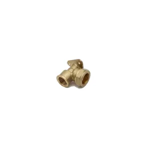 PrimaPlus Compression Wallplate Elbow 22mm x 1/2" Fi