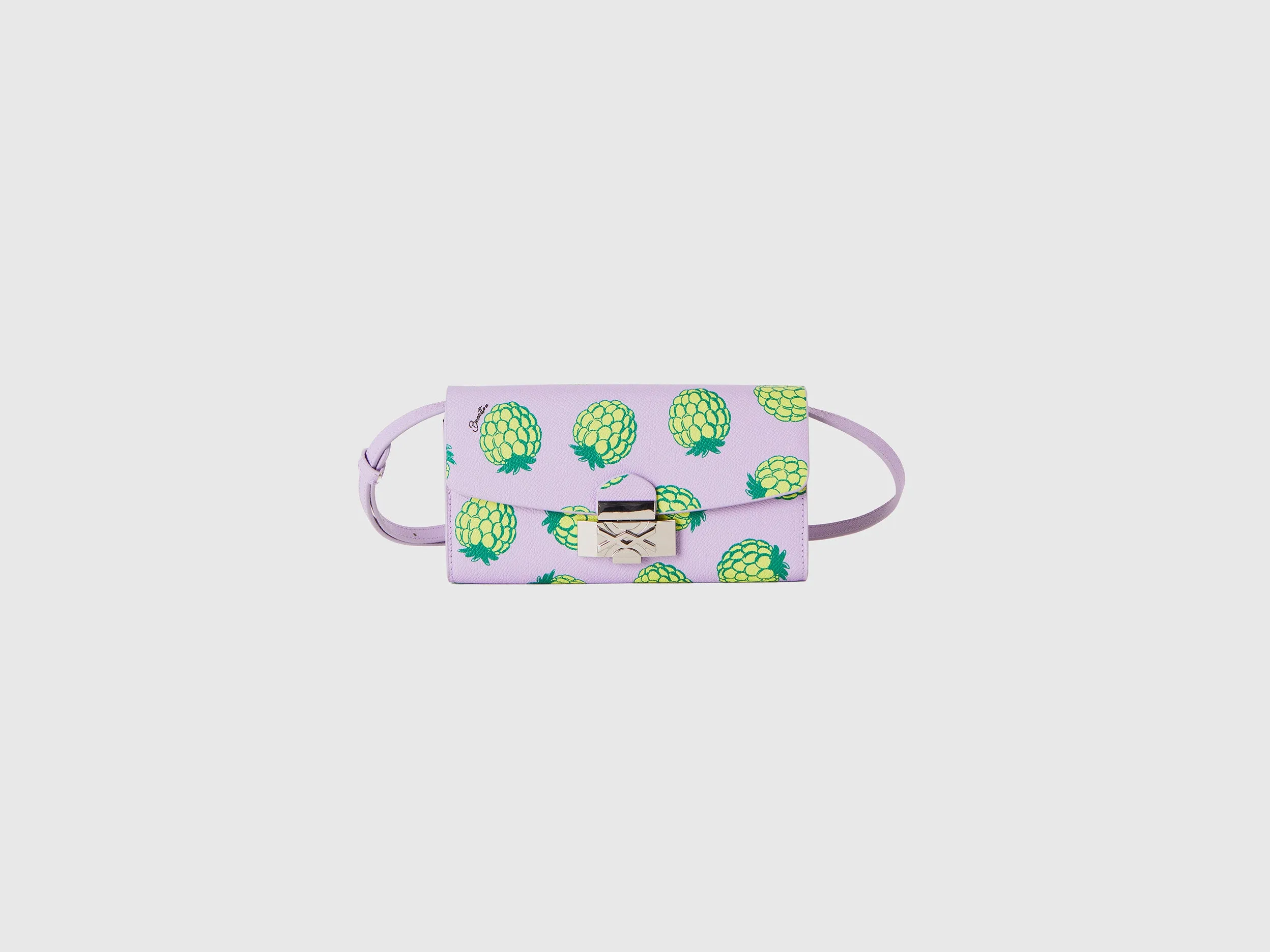 Printed Magnetic Closure Sling Bag