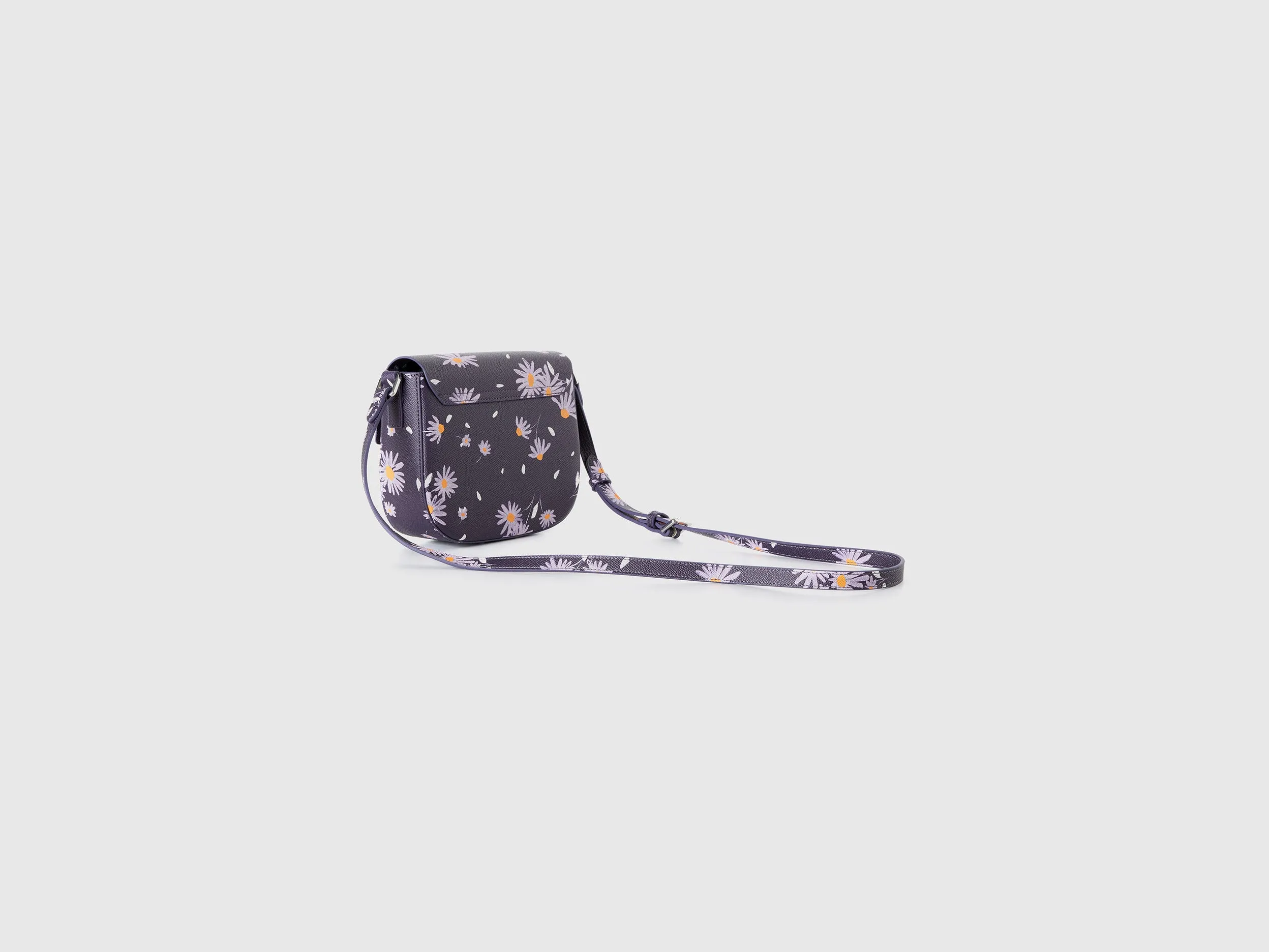 Printed Magnetic Closure Sling Bag