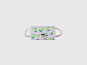 Printed Magnetic Closure Sling Bag