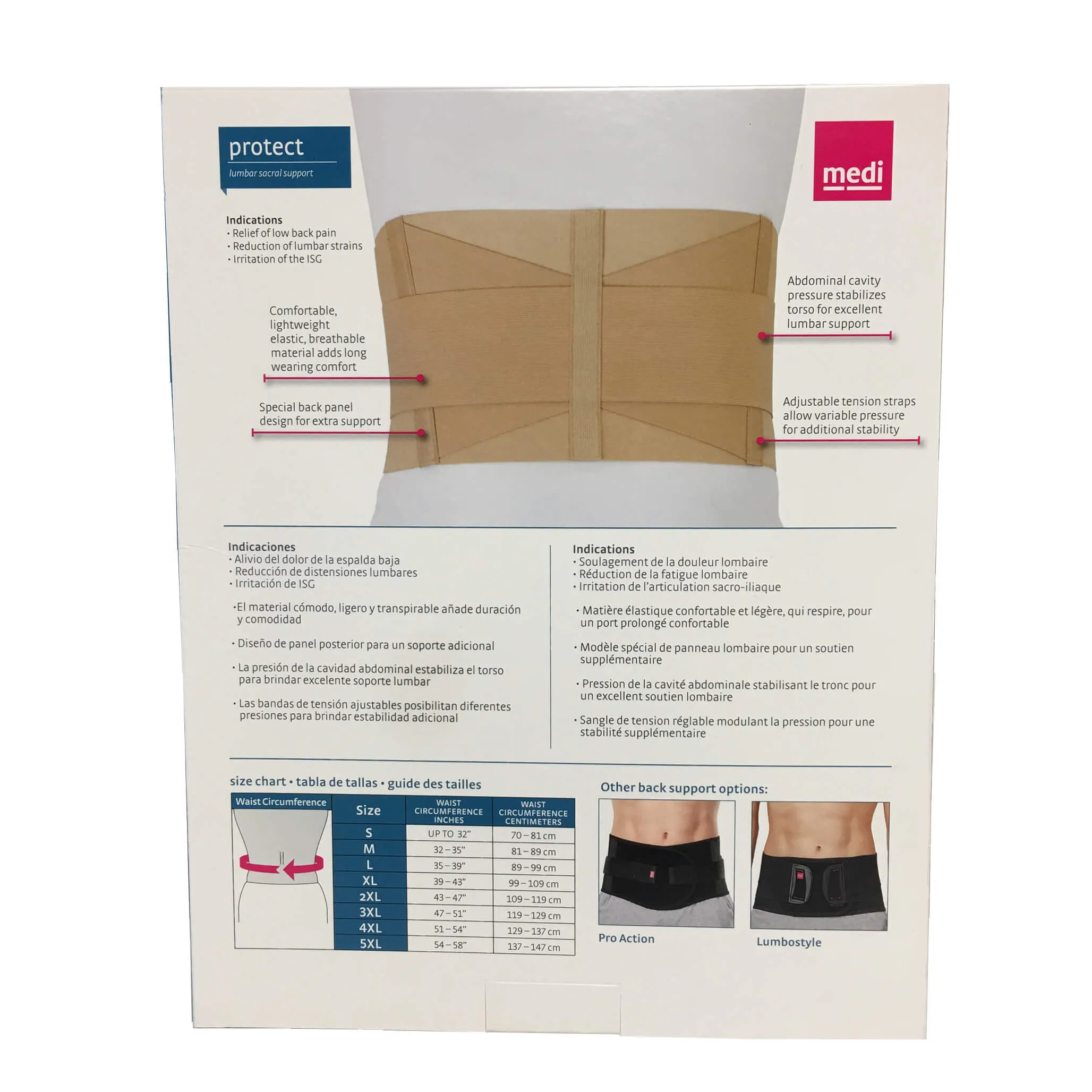 Protect Lumbar Sacral Support