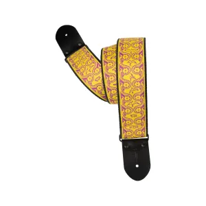 PRS 2.5Inch Retro Guitar Strap, Fleur Violet