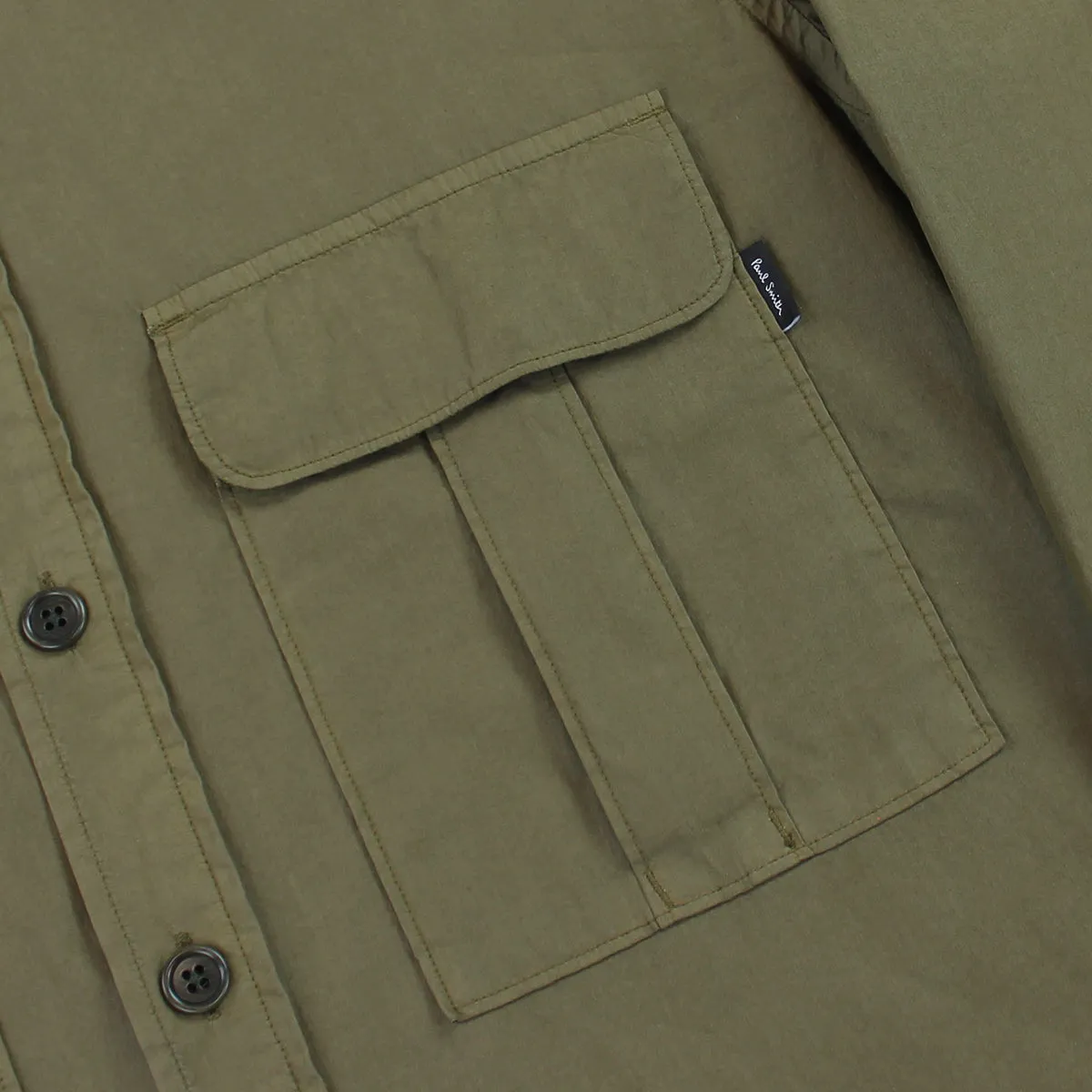 PS Paul Smith - Patch Pocket Shirt in Khaki