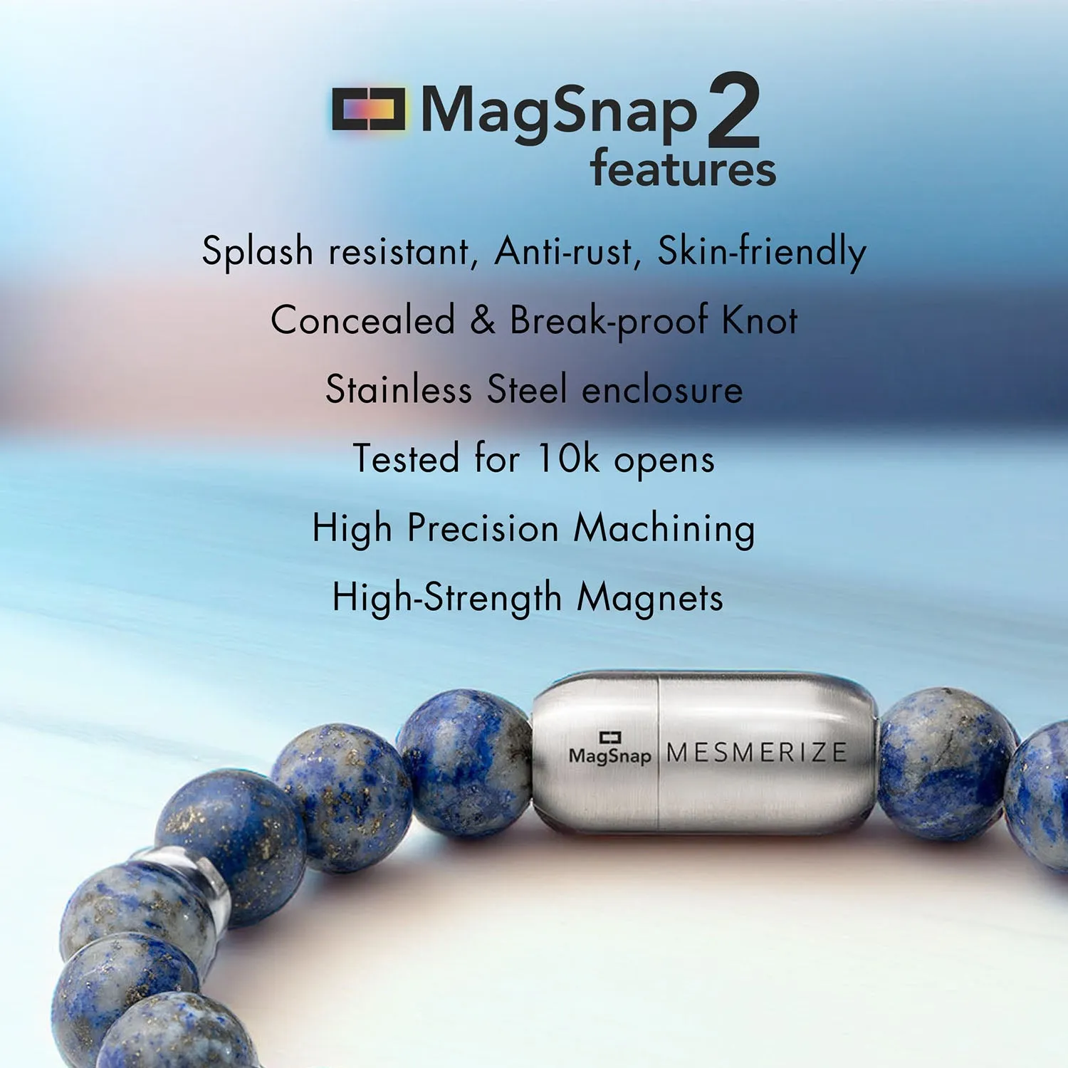 Pure Clear Quartz Natural Stone Bracelet