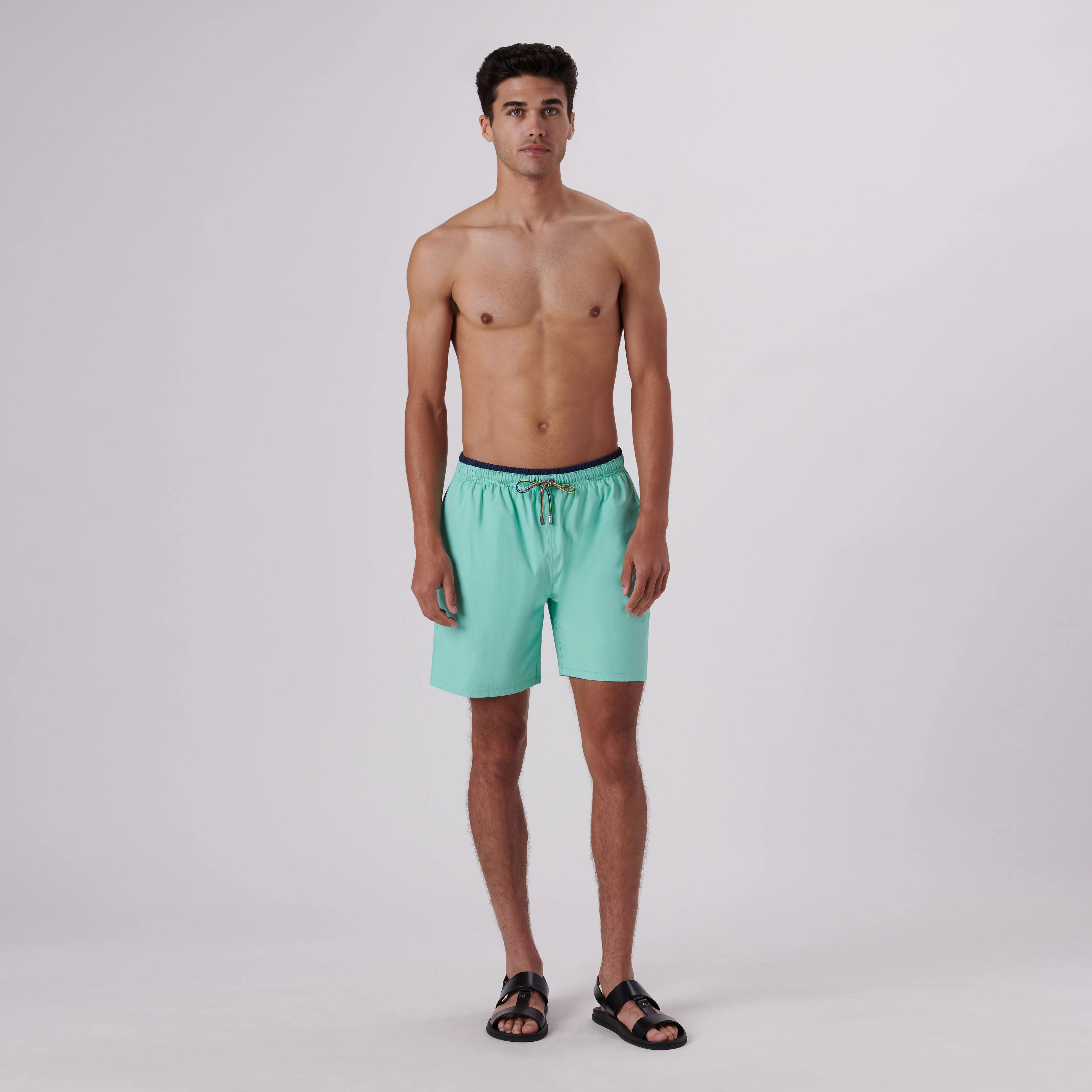 Quinn Solid Swim Trunks