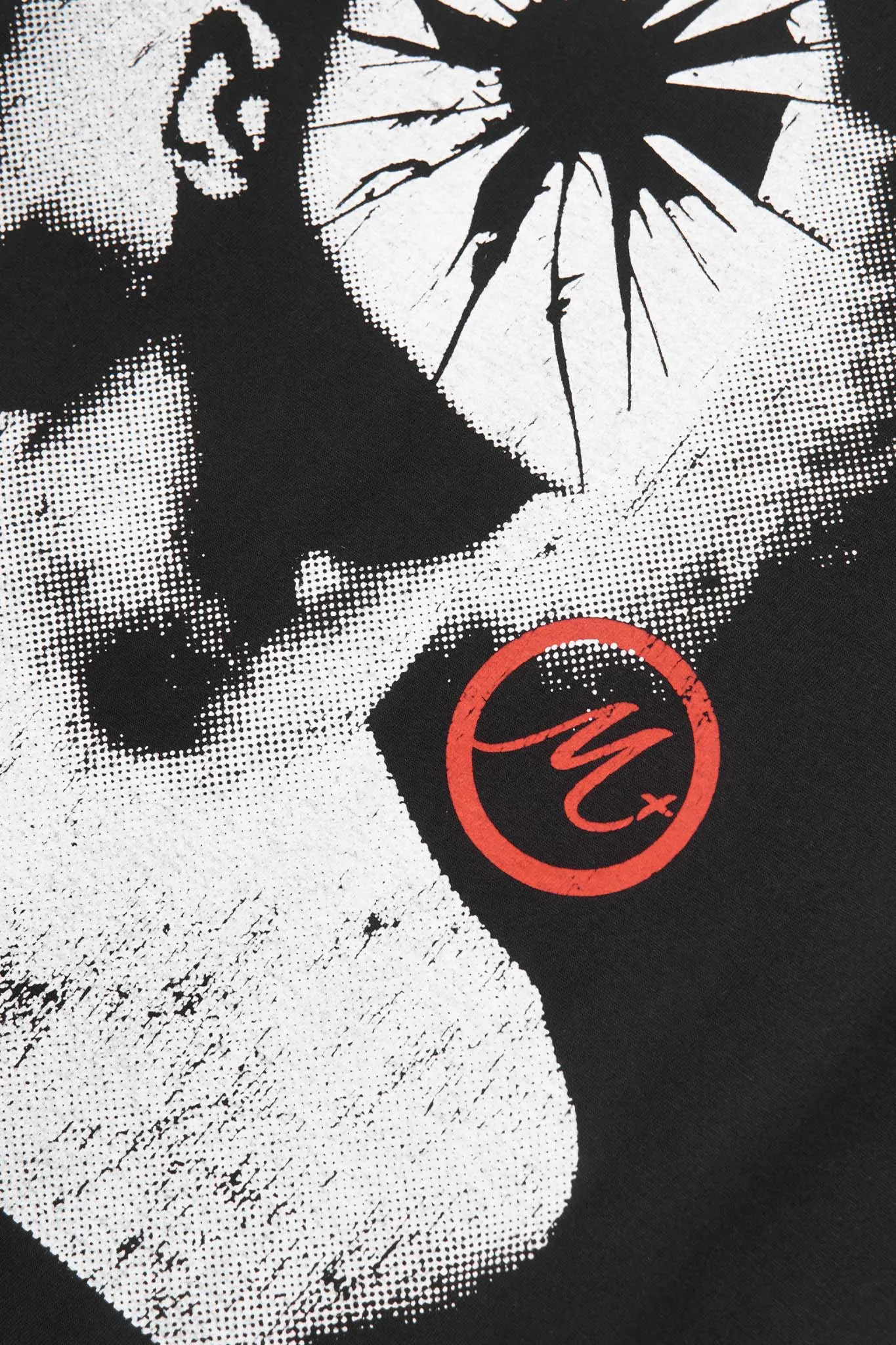 "HEAD SHOT" TEE IN ANTHRACITE