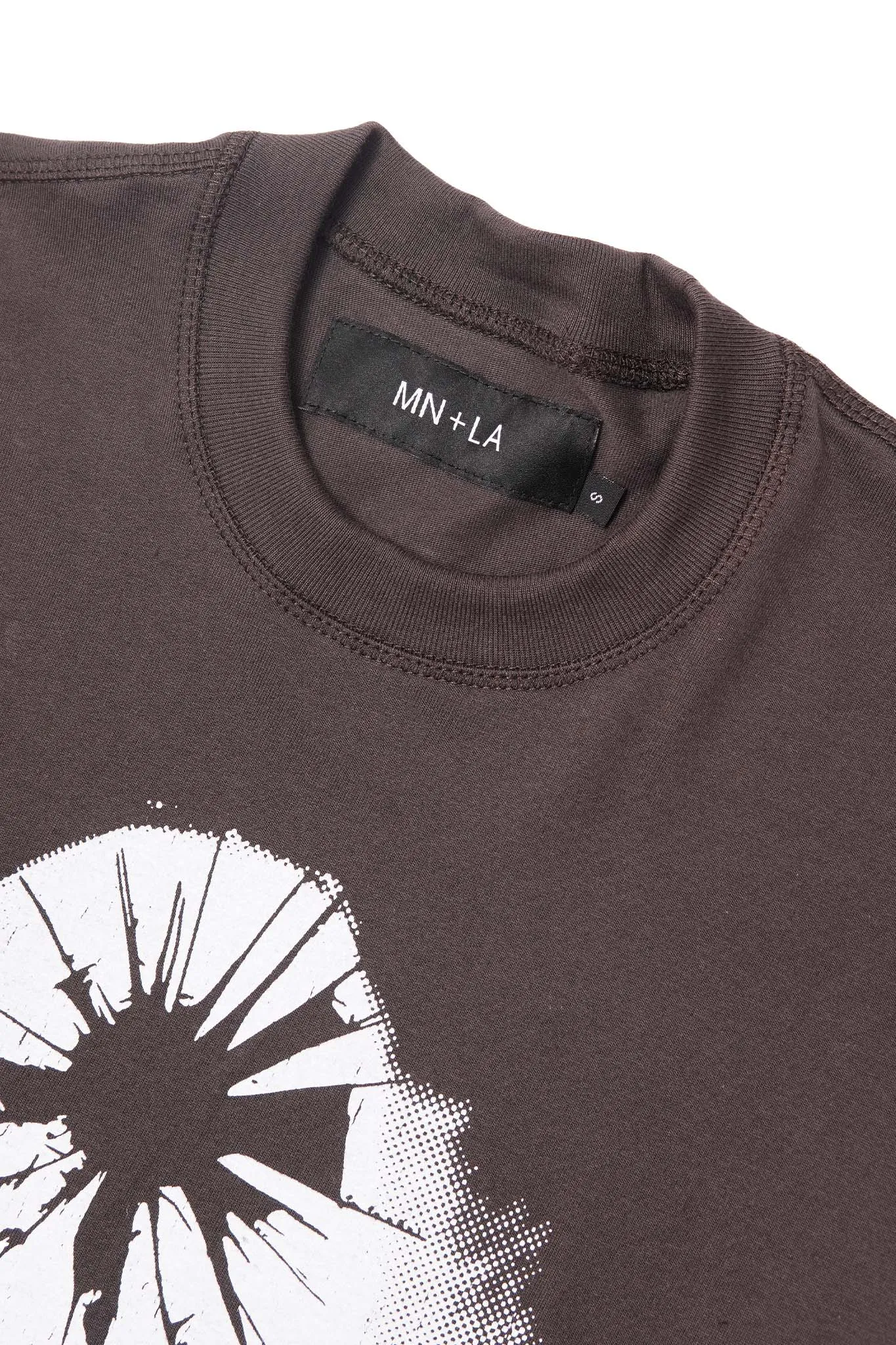 "HEAD SHOT" TEE IN CHARCOAL GREY
