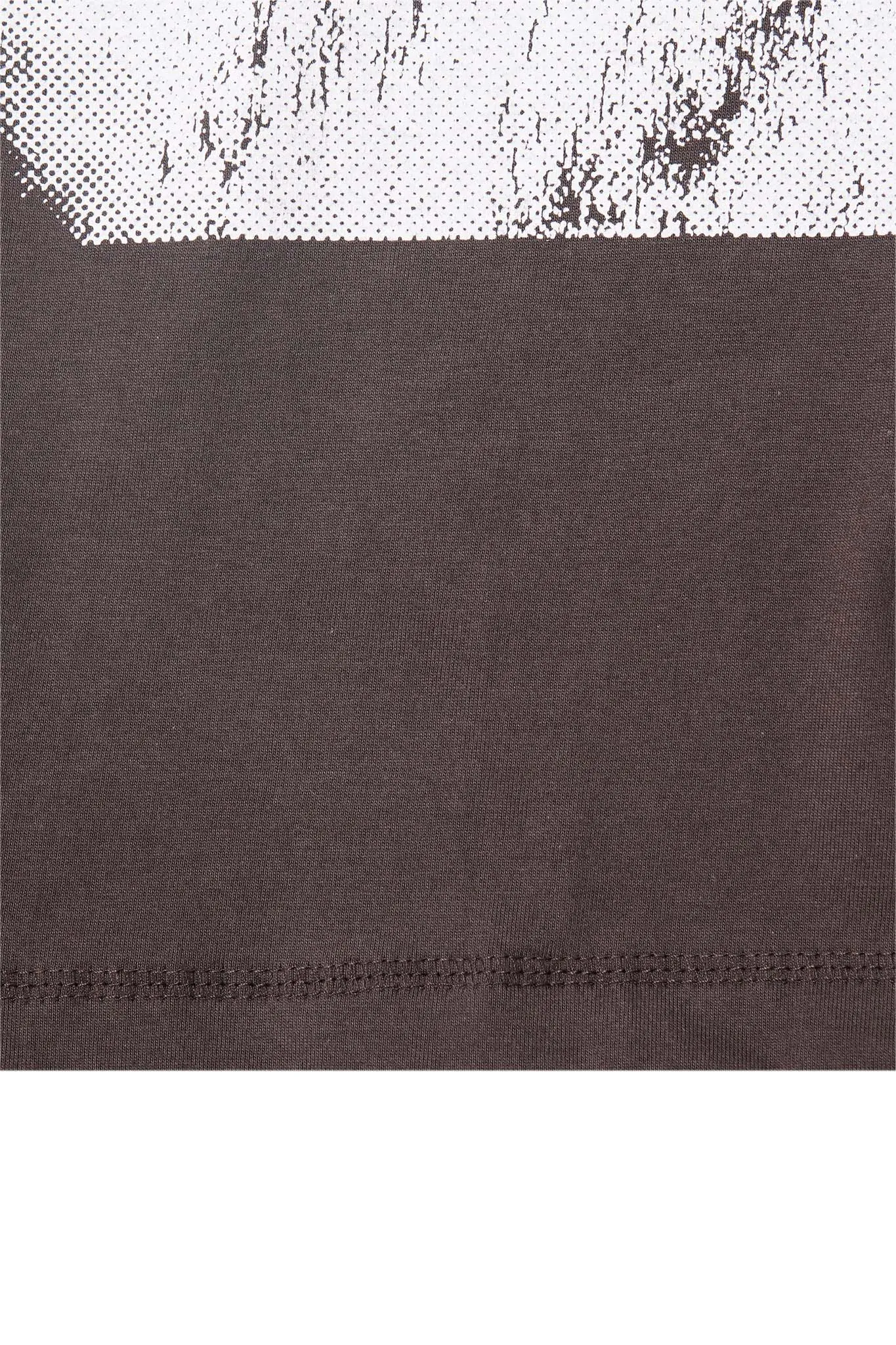 "HEAD SHOT" TEE IN CHARCOAL GREY