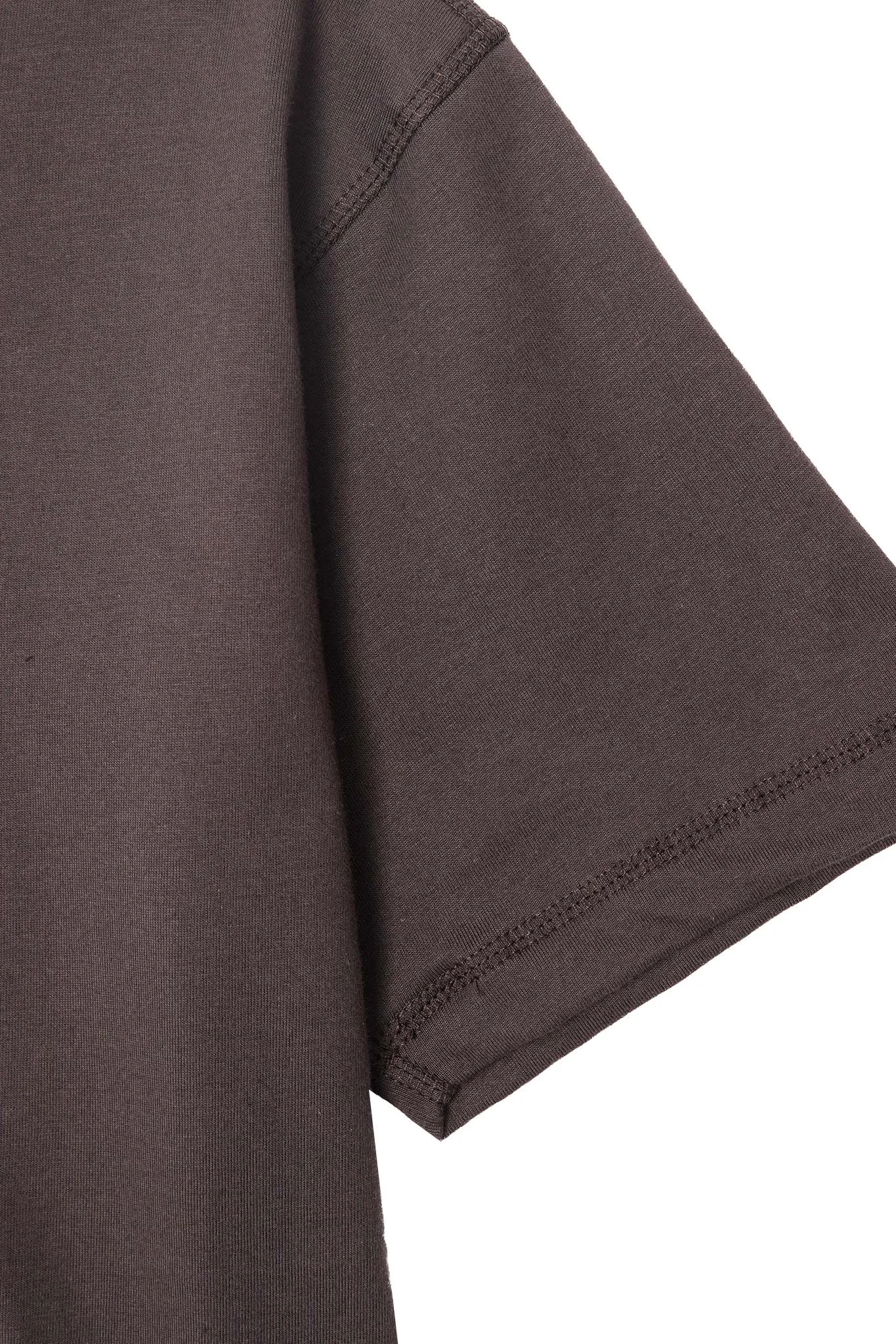 "HEAD SHOT" TEE IN CHARCOAL GREY
