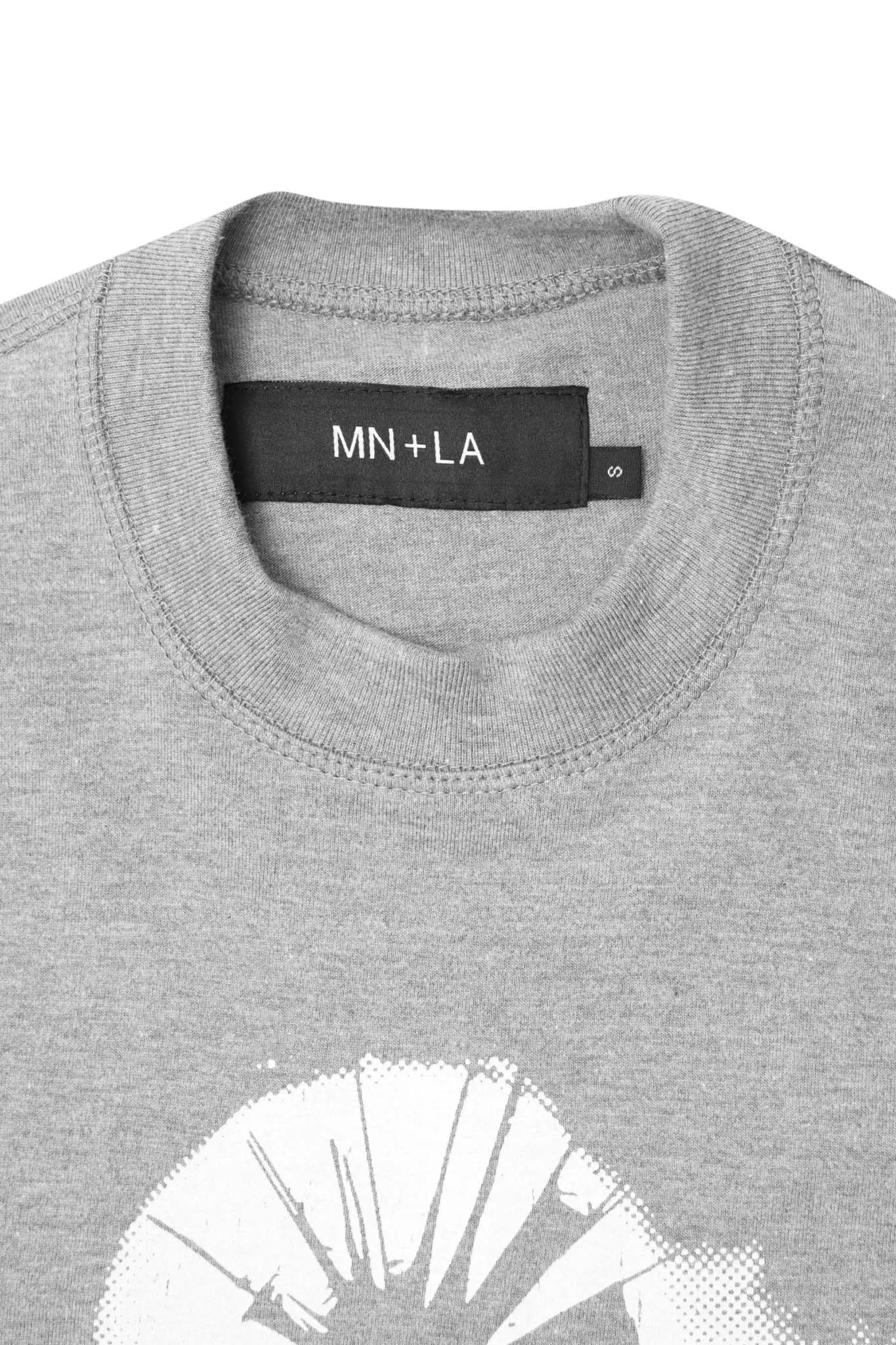"HEAD SHOT" TEE IN HEATHER GREY