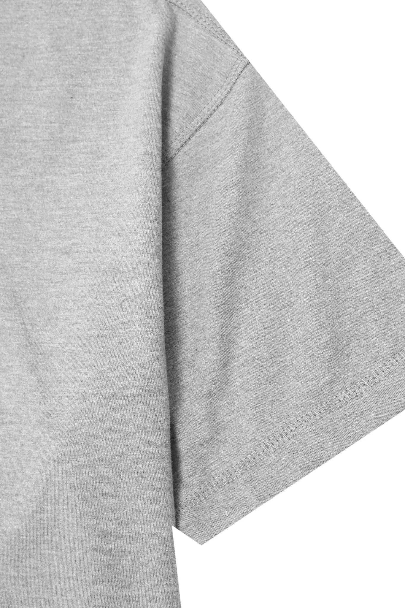 "HEAD SHOT" TEE IN HEATHER GREY