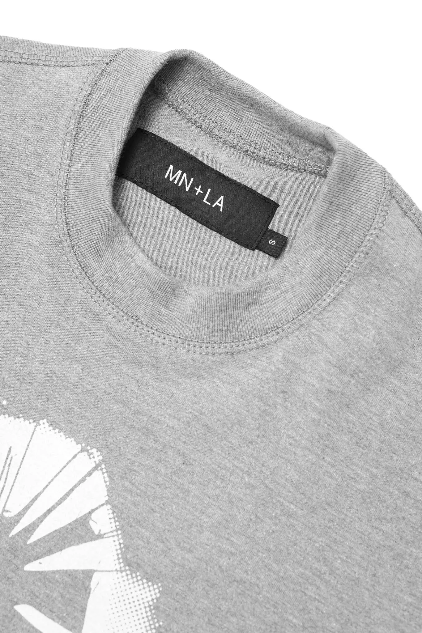 "HEAD SHOT" TEE IN HEATHER GREY