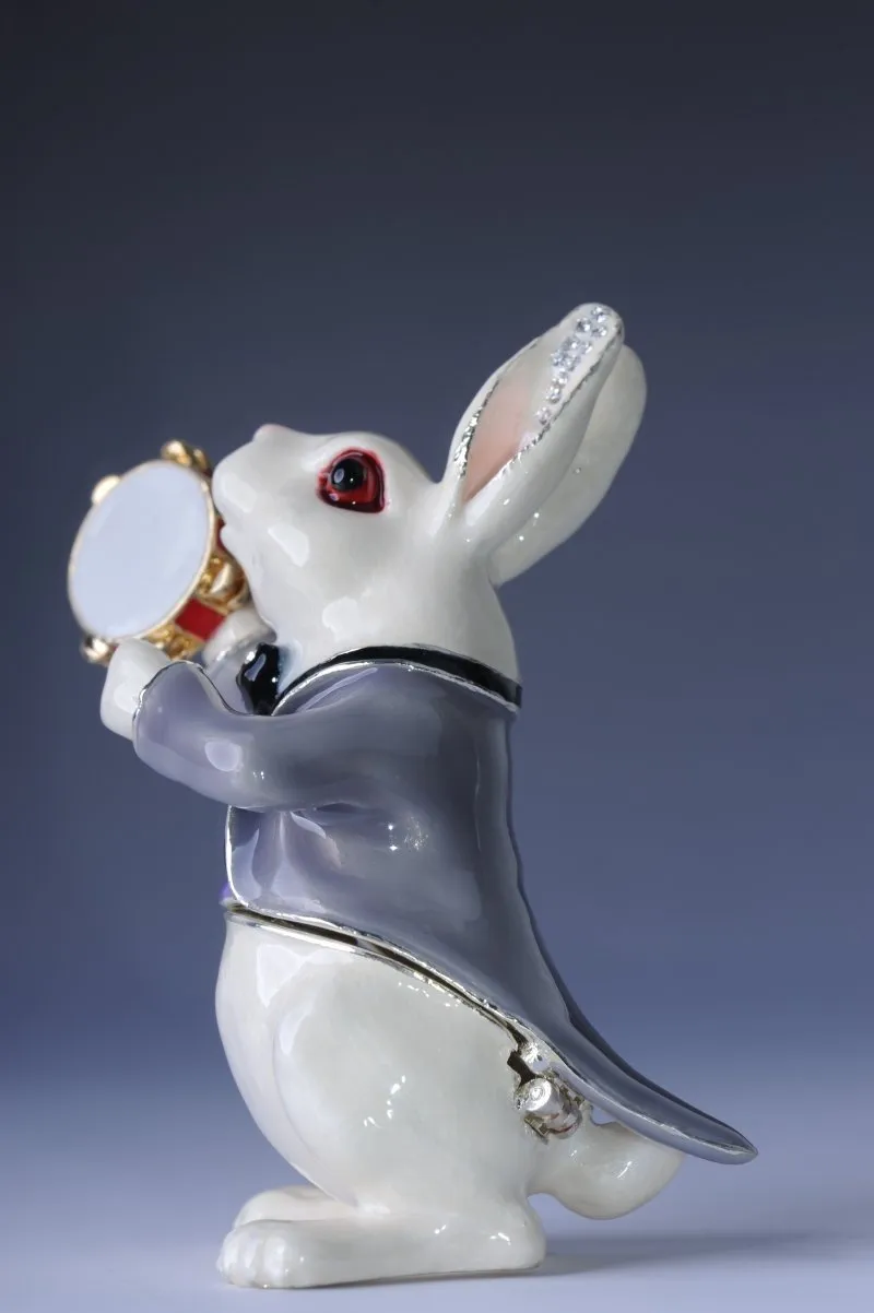 Rabbit Playing the Tambourine