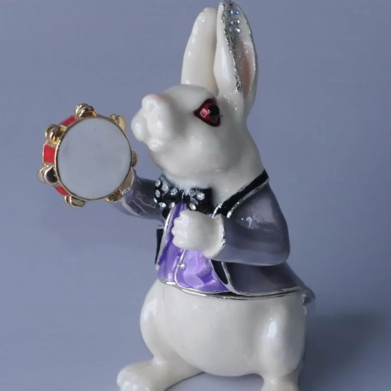 Rabbit Playing the Tambourine