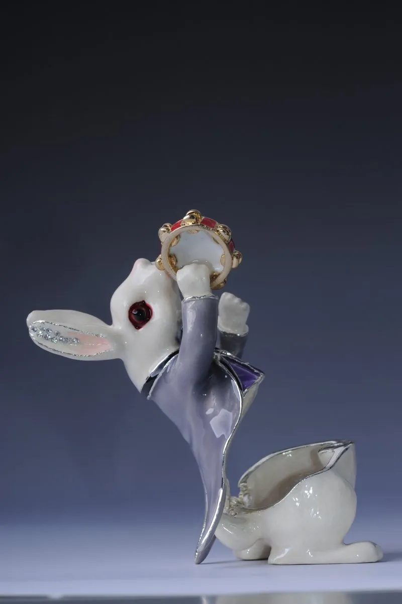Rabbit Playing the Tambourine