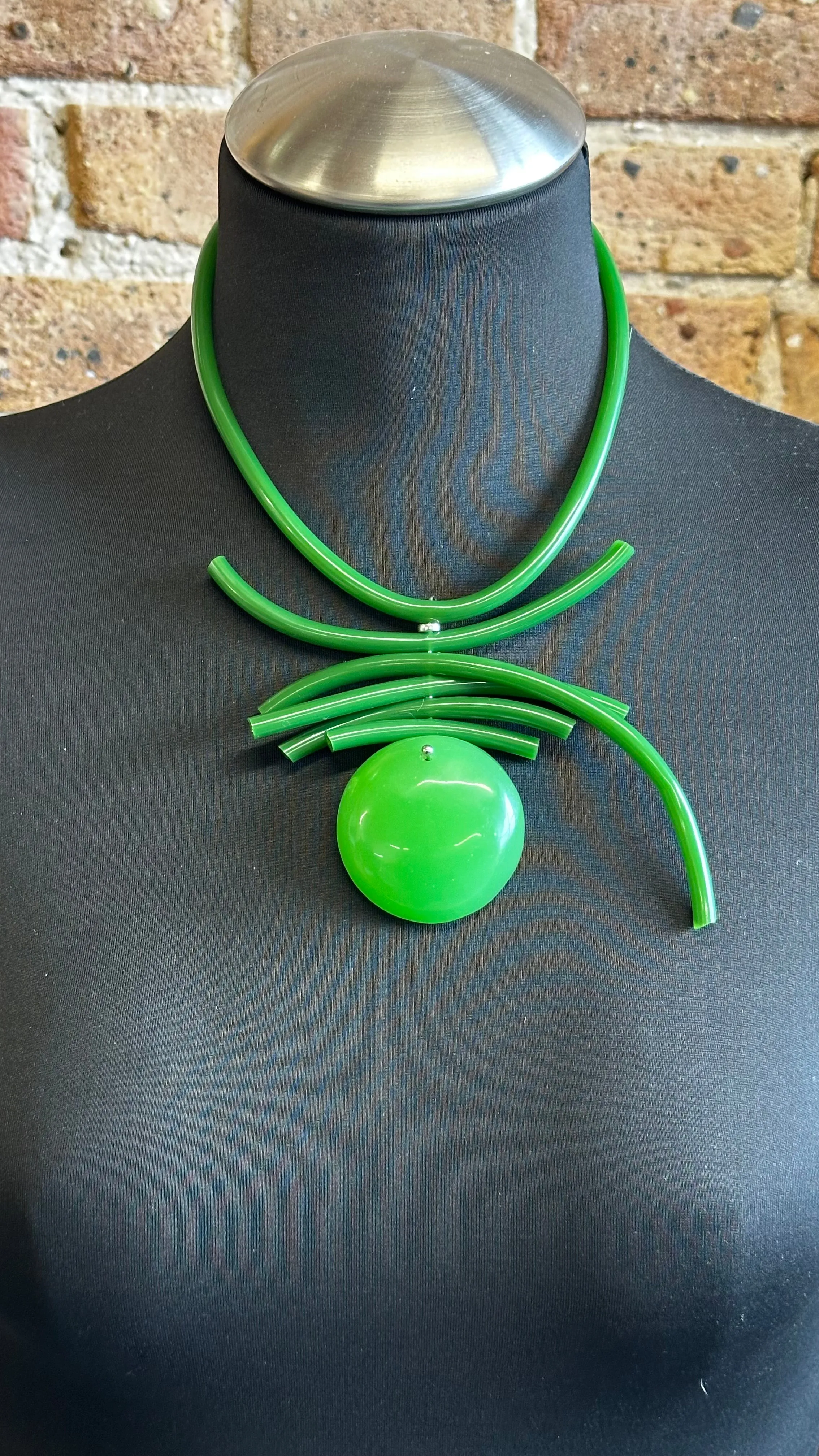 RBR Green Agate Necklace