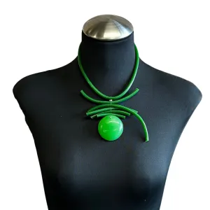 RBR Green Agate Necklace