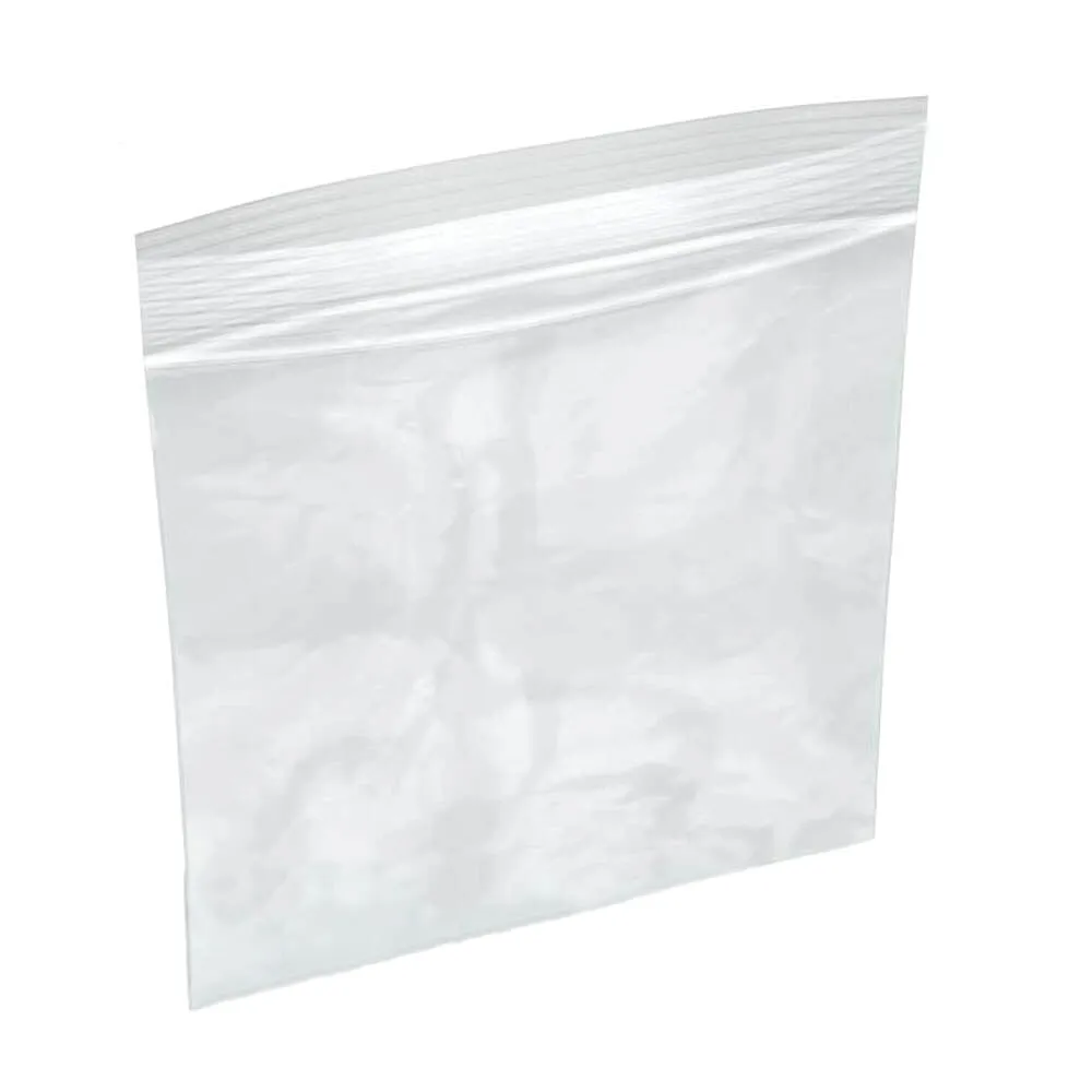 Reclosable Poly Bags - 4" x 4" - 2 Mil - 1,000 / Box - 10,000 / Case