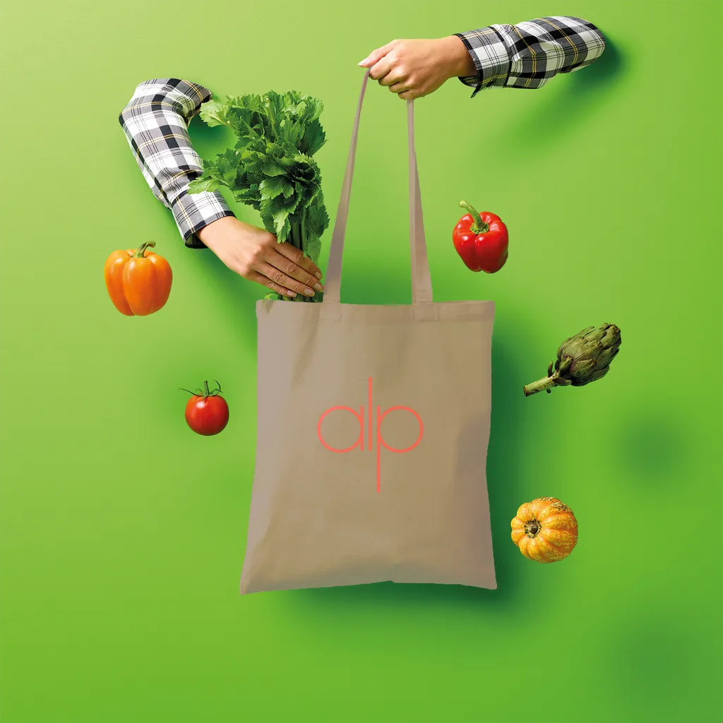 Red alp Shopper Tote Bag