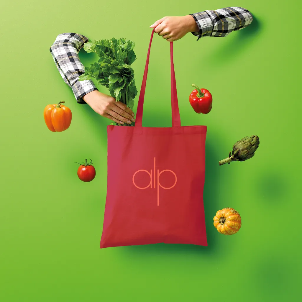 Red alp Shopper Tote Bag