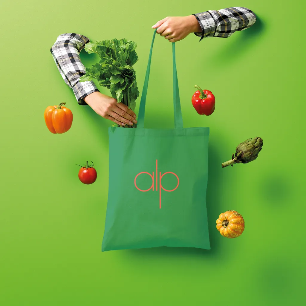 Red alp Shopper Tote Bag