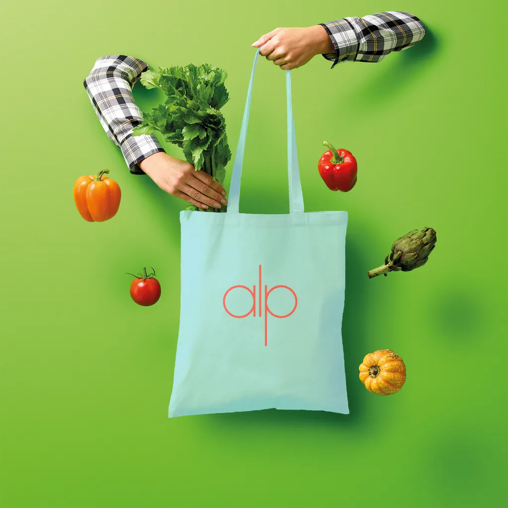 Red alp Shopper Tote Bag