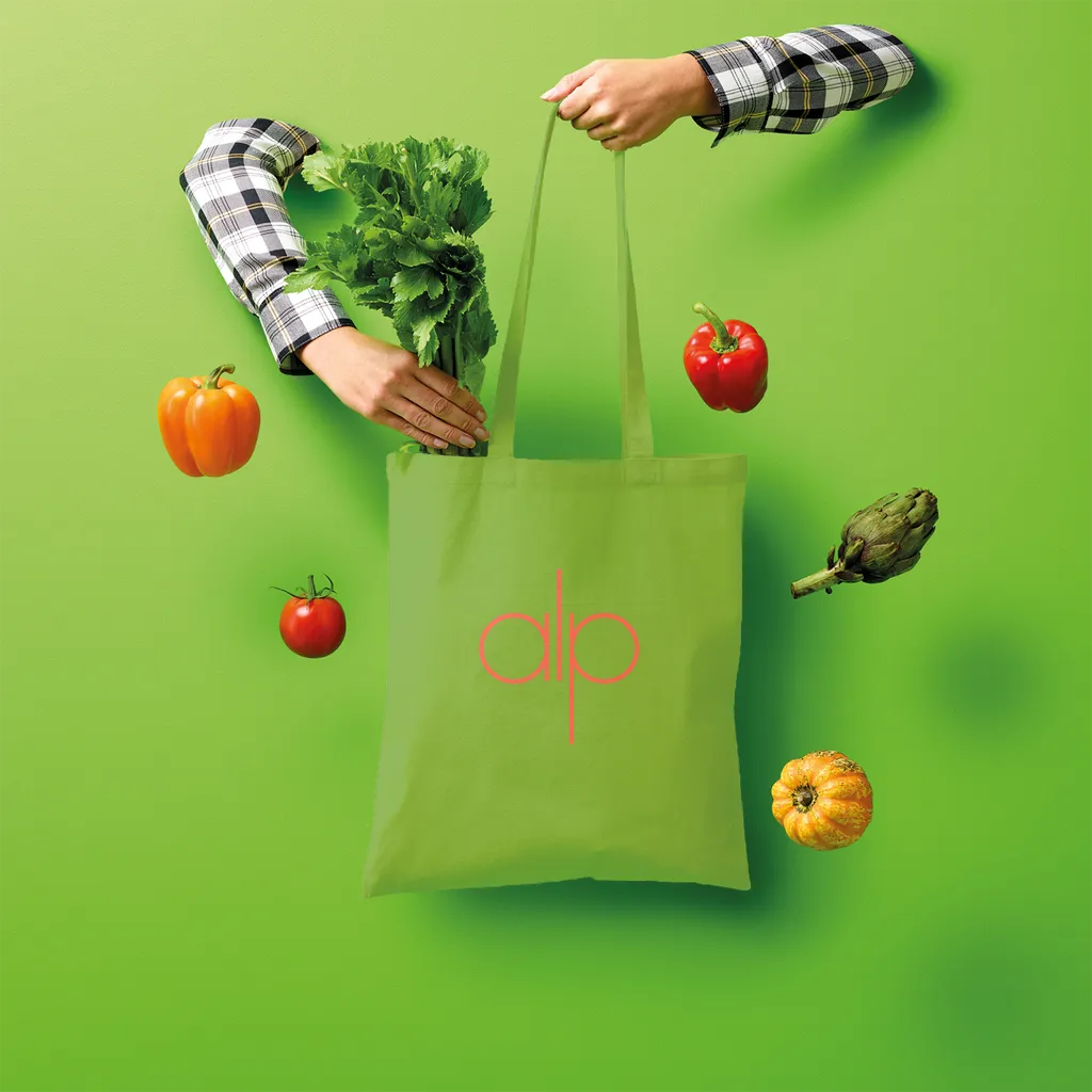 Red alp Shopper Tote Bag