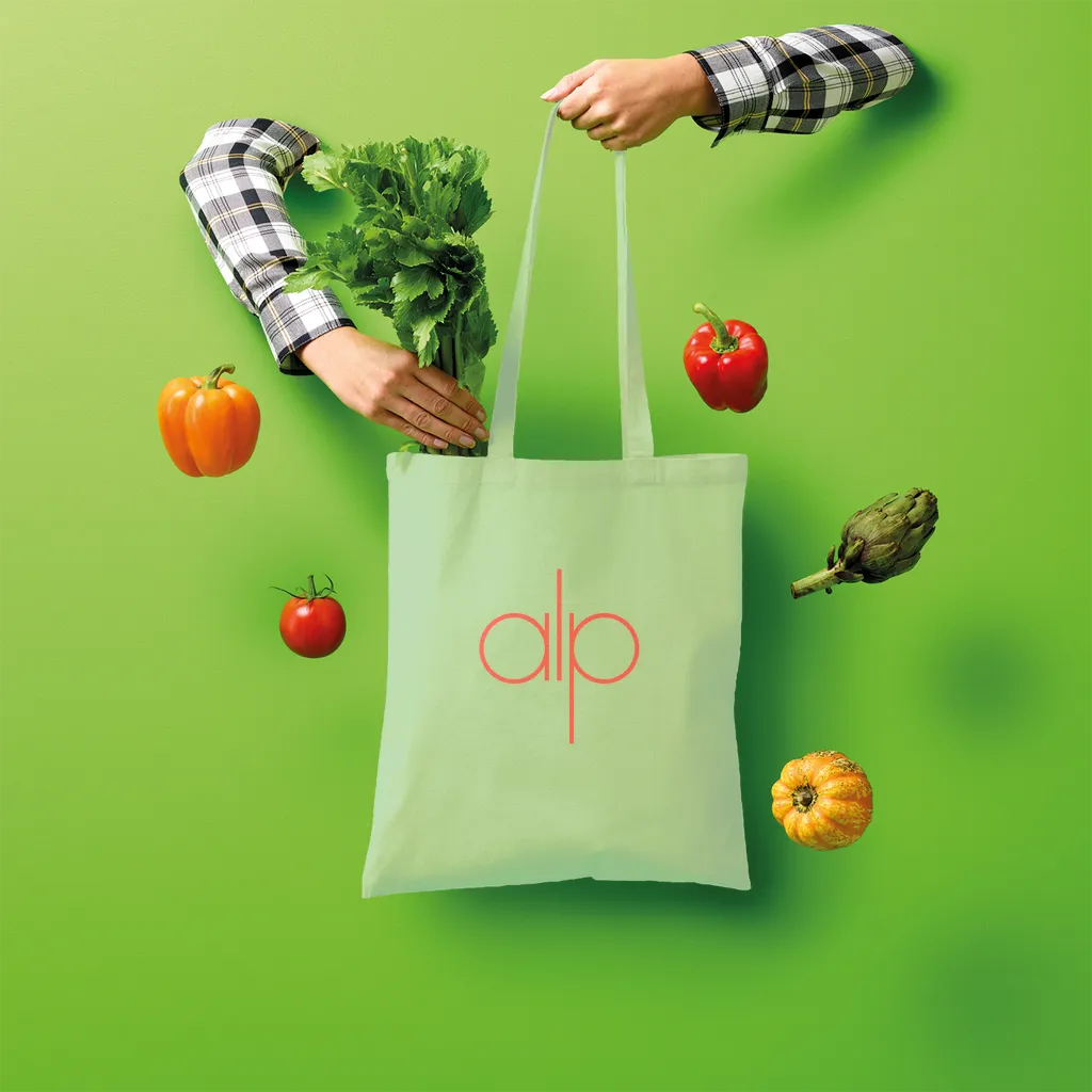 Red alp Shopper Tote Bag