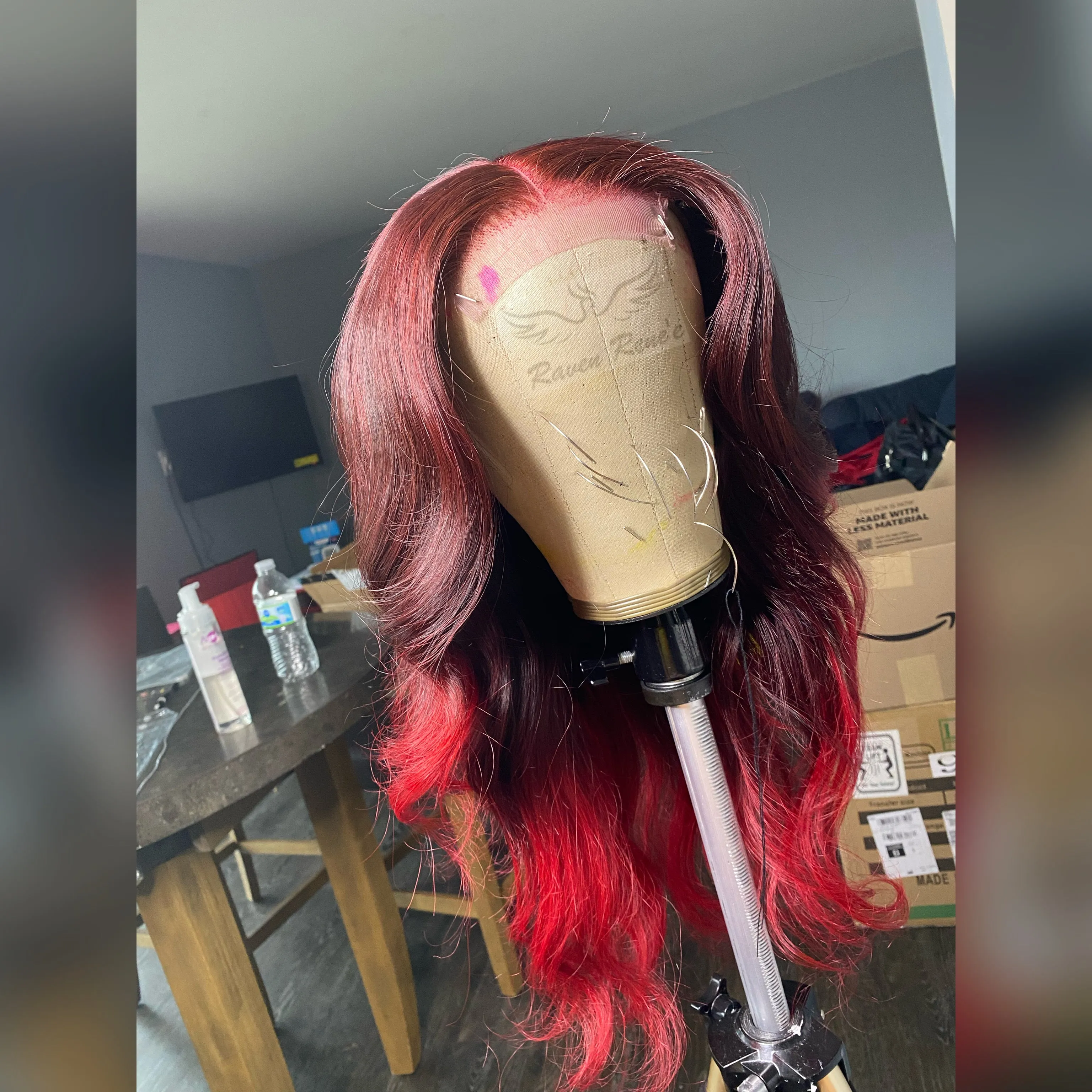 Red Ombré Unit